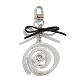 Original Design Spiral Pendant Keychain Versatile Alloy Korean Velvet Pendant - V.I.P Digital Presence