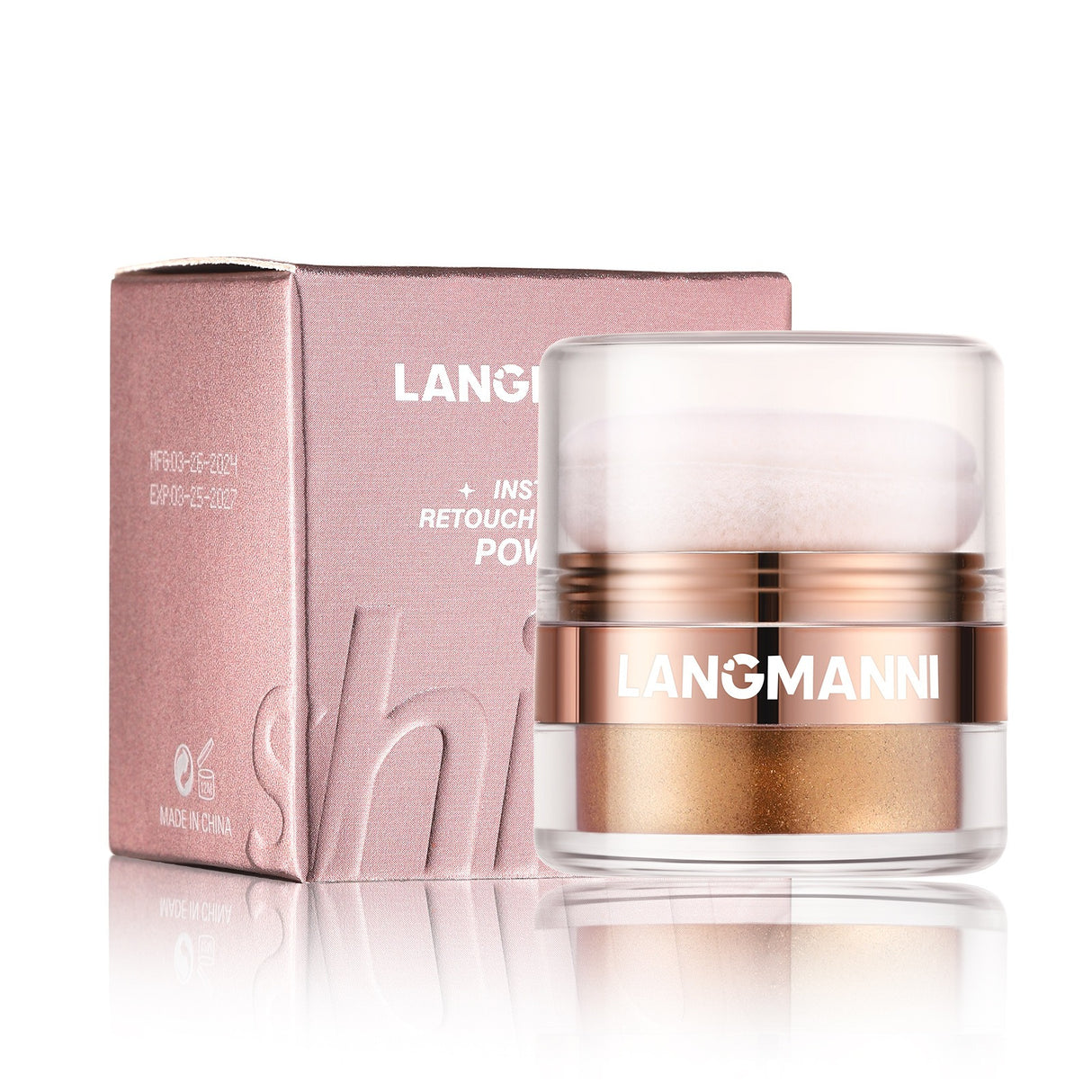 LANGMANNI Highlight powder, pat powder, face and body blush and contour powder - V.I.P Digital Presence