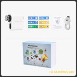 Handheld portable screen with camera microscope for children's science, high school students' toys can see bacteria 1000 times - V.I.P Digital Presence