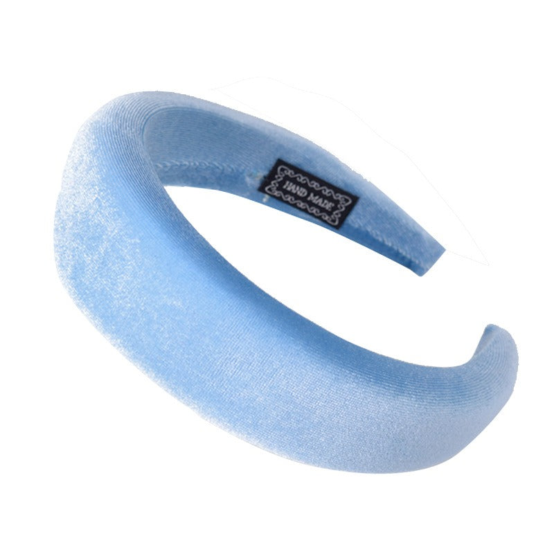 Milk Silk Face Wash Hair Band Velvet Sponge Hair Band Thickened Velvet Black Headband for Women - V.I.P Digital Presence