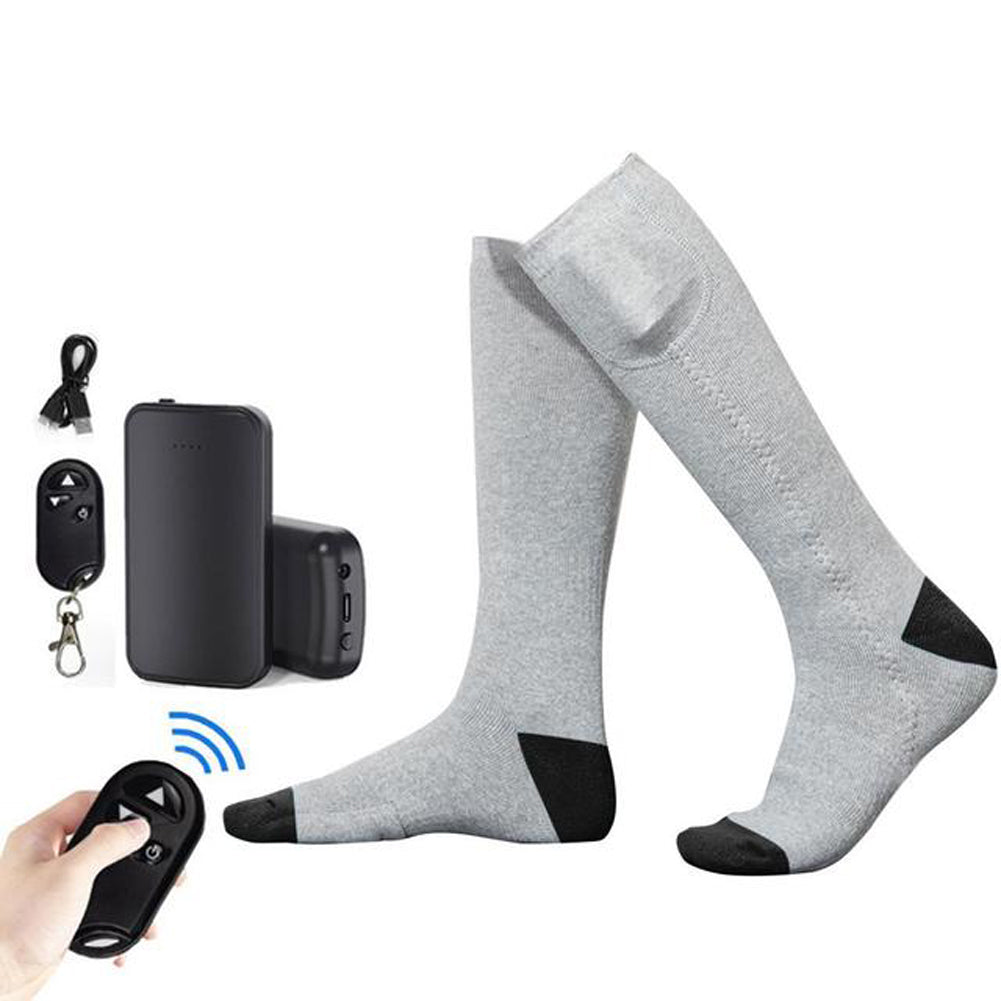 New Men And Women Remote Control Electric Socks Outdoor Cold Proof Warm Keeping Heating Socks USB Charging Heating Socks In Winter - V.I.P Digital Presence