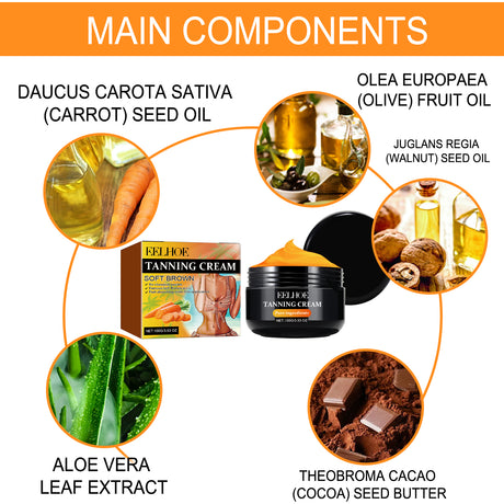 Tanning Cream, Outdoor Beach Tanning Helps Tan Wheat Tan Moisturizes Skin And Helps Tan Skin - V.I.P Digital Presence