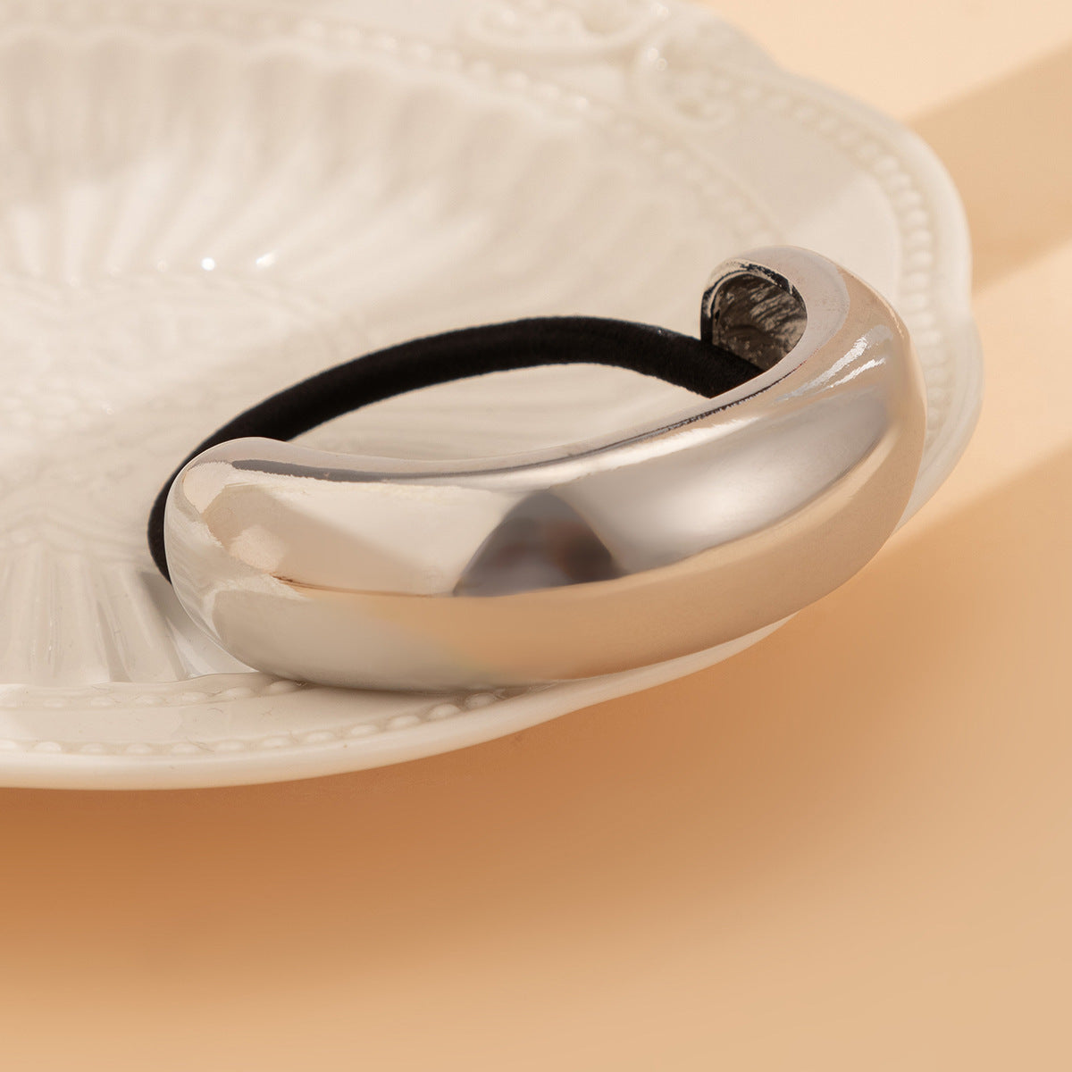 Personalized retro double-layer arc elastic hairpin irregular temperament hair ring - V.I.P Digital Presence