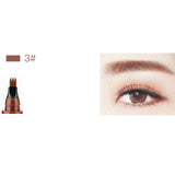 Four-Headed Bifurcated Eyebrow Pencil Simulation Wild Liquid Eyebrow Pencil Durable Waterproof Sweat-Proof And Easy To Color - V.I.P Digital Presence