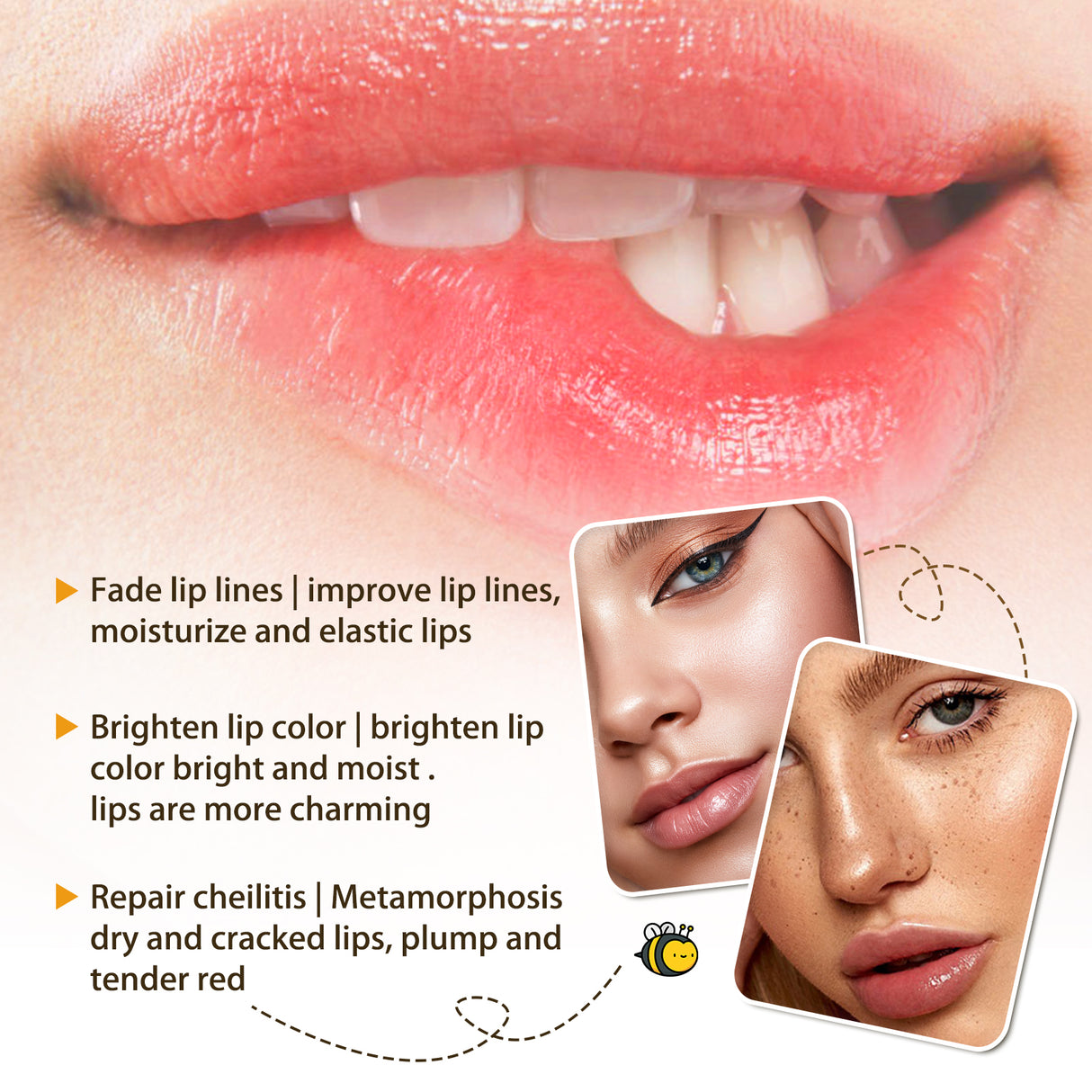 Honey Lip Oil, Reduces Lip Lines Prevents Dryness And Flaking Moisturizing Lip Oil - V.I.P Digital Presence