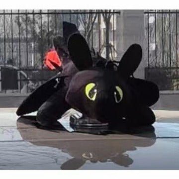 Toothless Helmet Suction Cup Doll Motorcycle Motorcycle Roof Skylight Night Fury Decoration - V.I.P Digital Presence