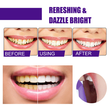 v34 Brightening Tooth Toothpaste, Whiten Teeth Correct Yellow Teeth Clean Stains Mouth Cleaning Toothpaste - V.I.P Digital Presence