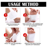 Ginger Body Shaping Foot Patch, Body Dehumidification Firming Slimming Massage Patch