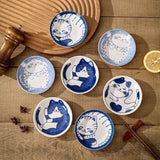 Cat dish cartoon ceramic dish household dining table dipping dish soy sauce dish hot pot seasoning dish - V.I.P Digital Presence