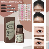 One Step Brow Stamp Shaping Kit Hairline Eyebrow Print Eyebrow Patch Repair Hairline Eyebrow Print - V.I.P Digital Presence