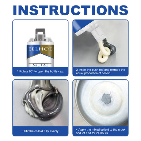 Metal Repair Glue, Crack Filling And Leak Plugging Quick Dry Crack High Temperature Welding Metal Repair Agent - V.I.P Digital Presence