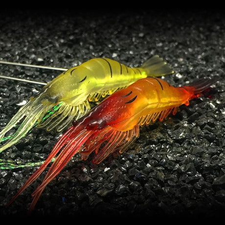 Soft Worm Luminous Bionic Shrimp 8 Lua Soft Shrimp Fake Bait Freshwater Pass Kill Bass Black Fish Warped Mouth Sea Fishing Bait Fish - V.I.P Digital Presence