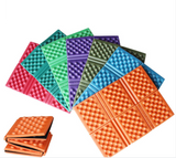 Cojín portátil para exteriores, plegable, para comedero de huevos, pequeño, de espuma de 6 pliegues, para camping, tapete de picnic XPE, impermeable y a prueba de humedad. 