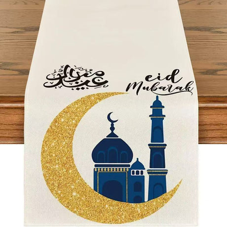 Printed Moon Castle House Tablecloth Home Decoration Party Festival Atmosphere Table Flag - V.I.P Digital Presence