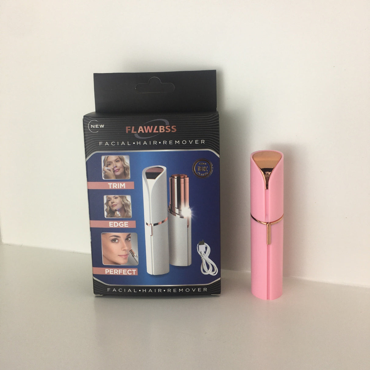 Lipstick eyebrow trimmer, women's shaver, hair remover, electric eyebrow trimmer, charging eyebrow trimmer, hair scraper