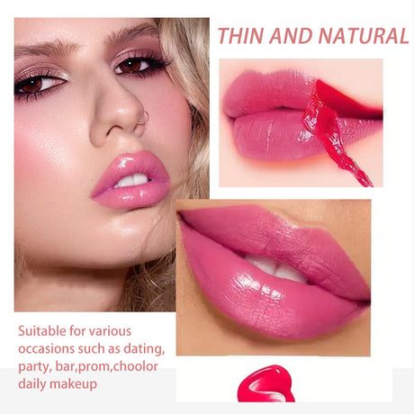 4-color tear off lip gloss is easy to color, moisturizes and lasts for a long time without sticking to the cup tear off lip gloss - V.I.P Digital Presence