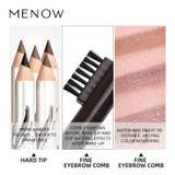 Meinuo P135 Eyebrow Pencil Fine Eyebrows 12 Five-Color Roots - V.I.P Digital Presence