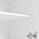 ON-TRANS Cream Style Shoe Cabinet with 5 Adjustable Solid Wood Legs, Large Storage Cabinet with Wave Doors, White - V.I.P Digital Presence