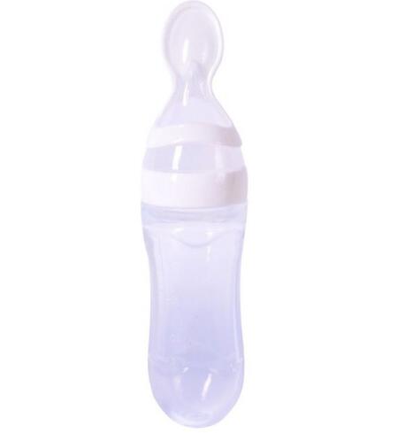 Newborn Baby Silicone Squeezing Feeding Bottle - V.I.P Digital Presence