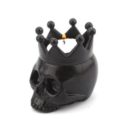 New resin crown skull candlestick candle base - V.I.P Digital Presence