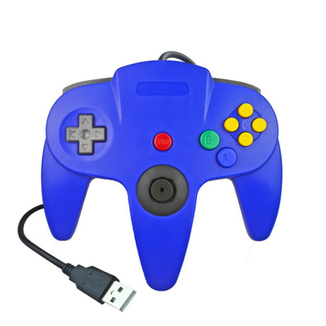 N64 USB wired game controller N64 appearance PC controller retro classic game console appearance controller - V.I.P Digital Presence
