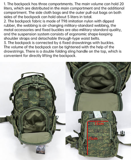 Cold War export: Russian Mammoth B tactical backpack, replica of Russian mountain special forces SPN Beaver 2 assault pack - V.I.P Digital Presence