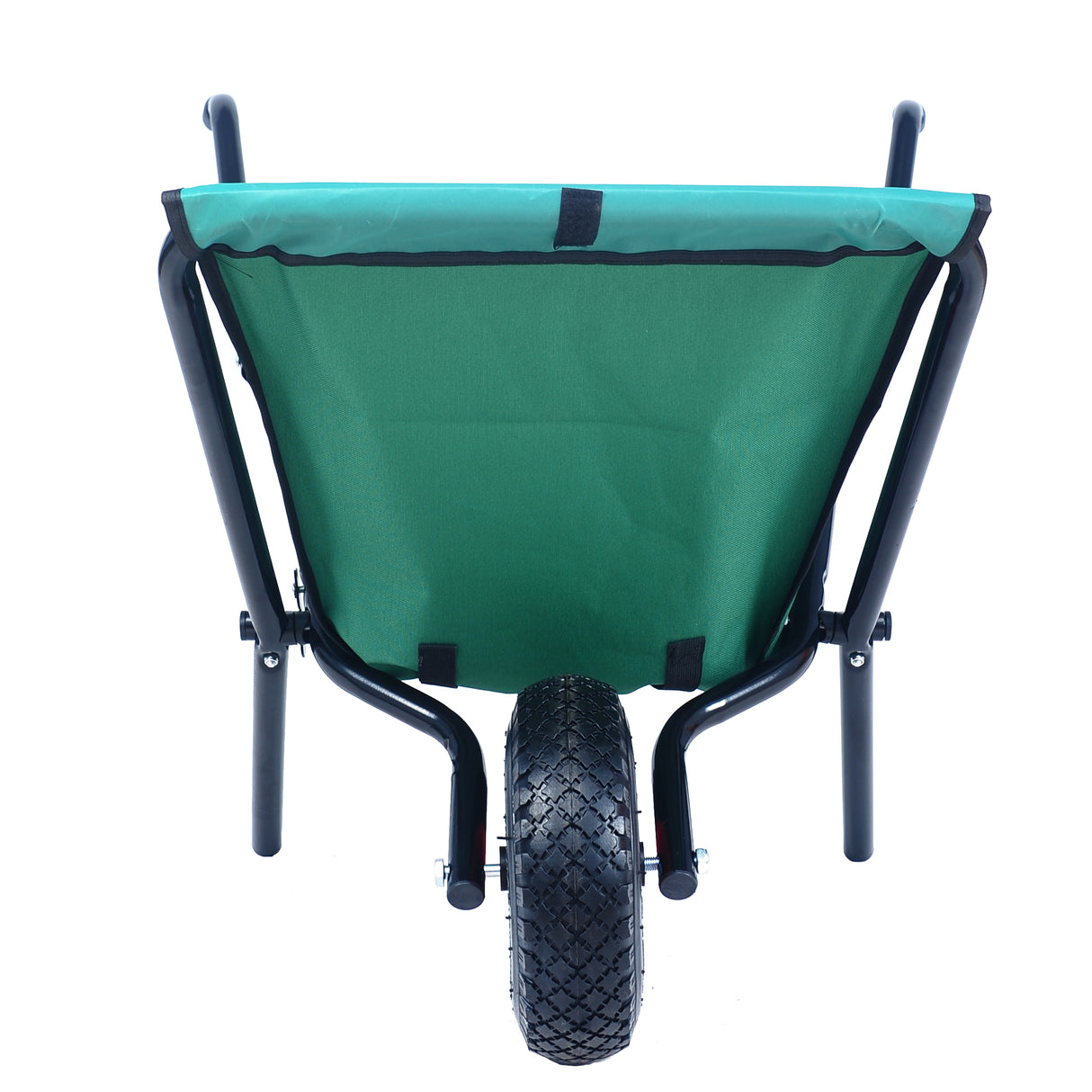 Folding unicycle 176 pounds folding yard unicycle heavy-duty Oxford cloth green lawn bicycle 10 inch inflatable tires - V.I.P Digital Presence