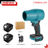 Brushless turbocharged storm blower and snow blower compatible with Makita battery 18V high power - V.I.P Digital Presence