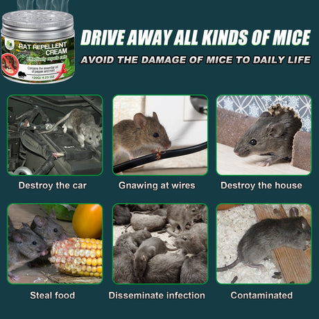120g home plant natural peppermint oil rats and mice mouse repellent to avoid rodent - V.I.P Digital Presence