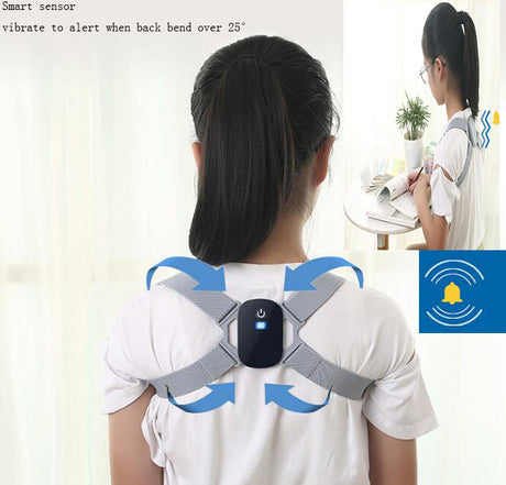 Smart Hunchback Corrector Standing Sitting Posture Children Students Adult Sitting Posture Corrector Induction Correction Belt - V.I.P Digital Presence