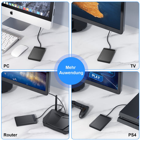 2.5-inch SATA portable hard drive box USB 3.0 portable hard drive protection box - V.I.P Digital Presence