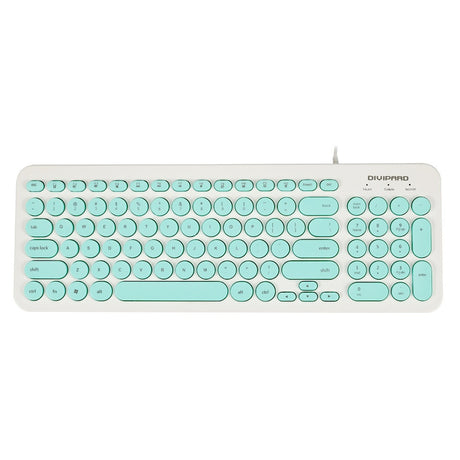 D520 Silent Wired Esports Keyboard USB Ultra Thin 104 Key Business Office Retro Punk Computer Gaming Keyboard - V.I.P Digital Presence