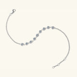 Inlaid Moissanite 925 Sterling Silver Bracelet - V.I.P Digital Presence