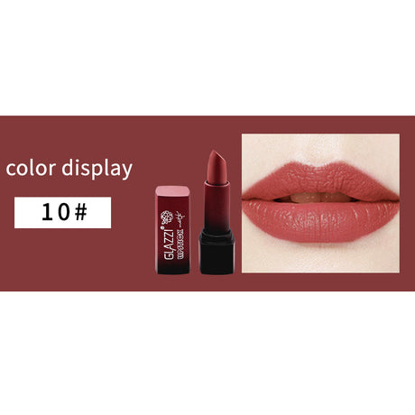 Small Square Tube Matte Matte Not Easy To Fall Off Lipstick Smooth Moisturizing Not Pull Dry Lasting Color Portable Lipstick Makeup - V.I.P Digital Presence