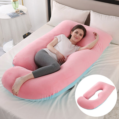 Pregnant women's pillow waist protection side sleeping slope pillow J-shaped pregnancy sleeping pillow - V.I.P Digital Presence