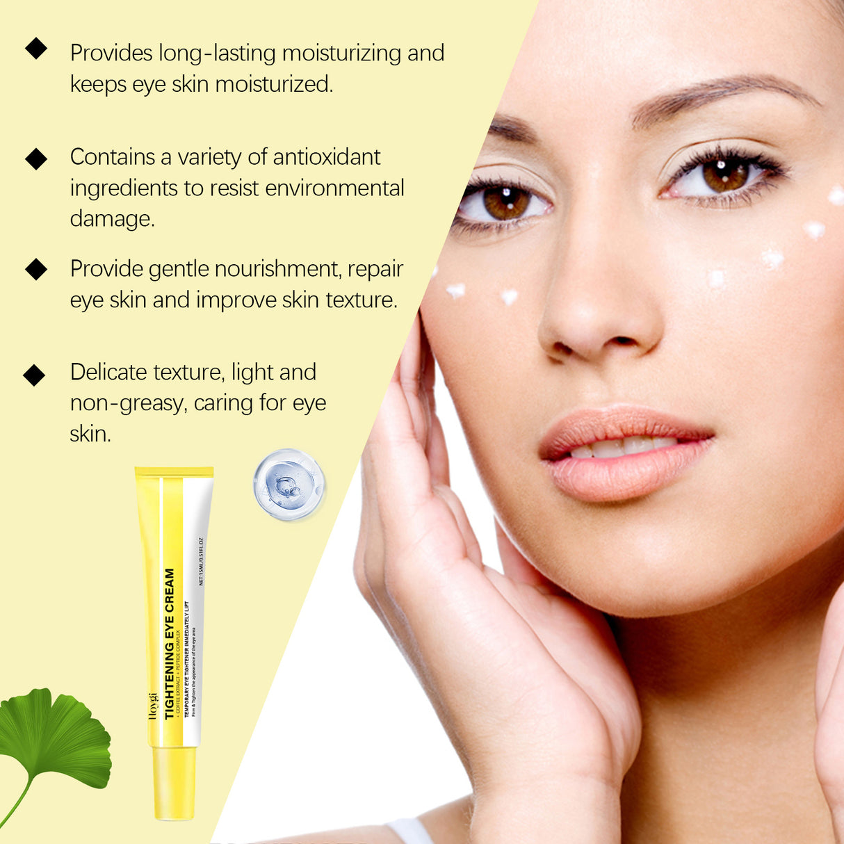 Eye Cream Eye Essence Reduces Fine Lines Under Eye Bags, Moisturizes And Improves Eye Condition, Nourishes Tenderness And Brightening - V.I.P Digital Presence