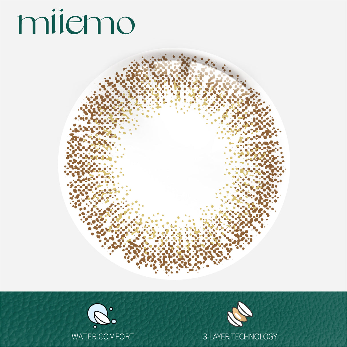 1Pair FDA Certificate Eyes Beautiful Pupil Colorful Girl Cosplay Contact Lenses  GYPSOPHILA BROWN - V.I.P Digital Presence