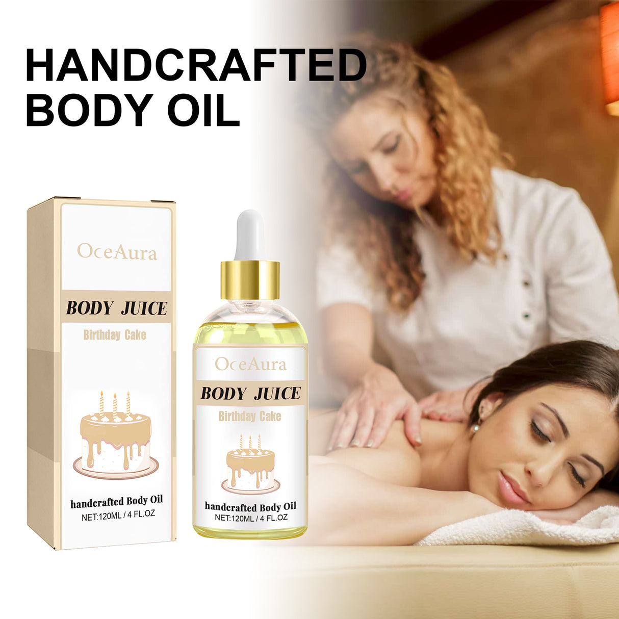 Handcrafted Body Oil, Body Massage Moisturizing Firming And Tender Skin Care Essential Oil - V.I.P Digital Presence