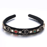 Fine edged glass drill sponge hair hoop - V.I.P Digital Presence