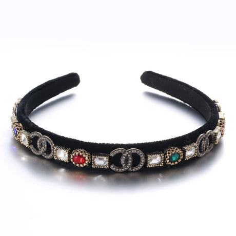 Fine edged glass drill sponge hair hoop - V.I.P Digital Presence