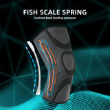 Silicone Spring Orange Strip Knee Protector Professional Jump Rope Knee Meniscus Protective Cover Knee Joint Sheath Running - V.I.P Digital Presence