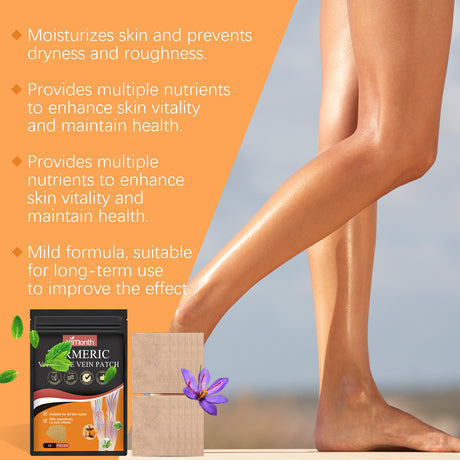Leg Care Patch To Relieve Leg Discomfort, Blue Veins And Bumps Mild Formula To Protect Leg Vitality - V.I.P Digital Presence