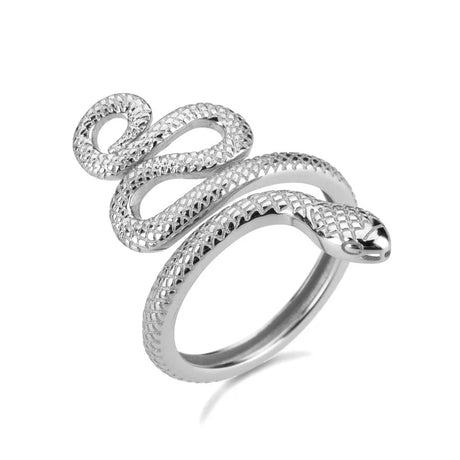 925 Sterling Silver Snake Shape Ring - V.I.P Digital Presence