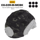 FAST SF Ultra-high Cut Camouflage Helmet Cover (Medium Size, M) - V.I.P Digital Presence
