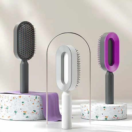 Upgraded Press Type Cleaning Design Air Cushion Comb For Women's Long Hair Air Bag Massage Comb Household Comb - V.I.P Digital Presence