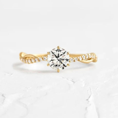 925 Sterling Silver Inlaid Zircon Ring - V.I.P Digital Presence