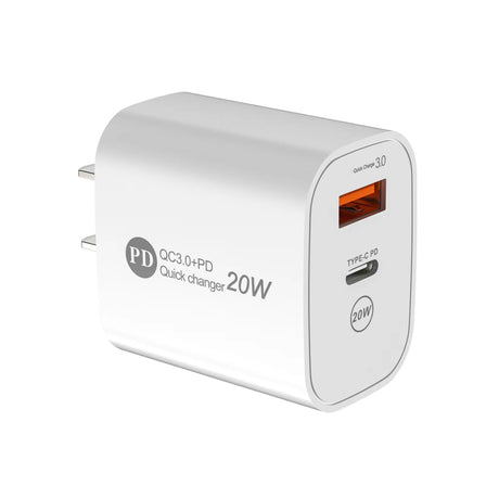 PD12W charger 5V 2.4A European, American and British standard charging head Type-C adapter PD+USB charging head - V.I.P Digital Presence