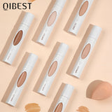 QIBEST Liquid Foundation Long Lasting Makeup Concealer Moisturizing Brightening Matte Natural Liquid Foundation Nude Makeup Repairing Liquid - V.I.P Digital Presence