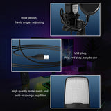 SF-666R condenser microphone RGB seven color luminous microphone with shock mount USB computer game - V.I.P Digital Presence