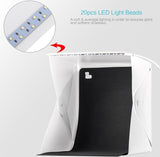 Mini caja de luz fotográfica portátil y plegable 